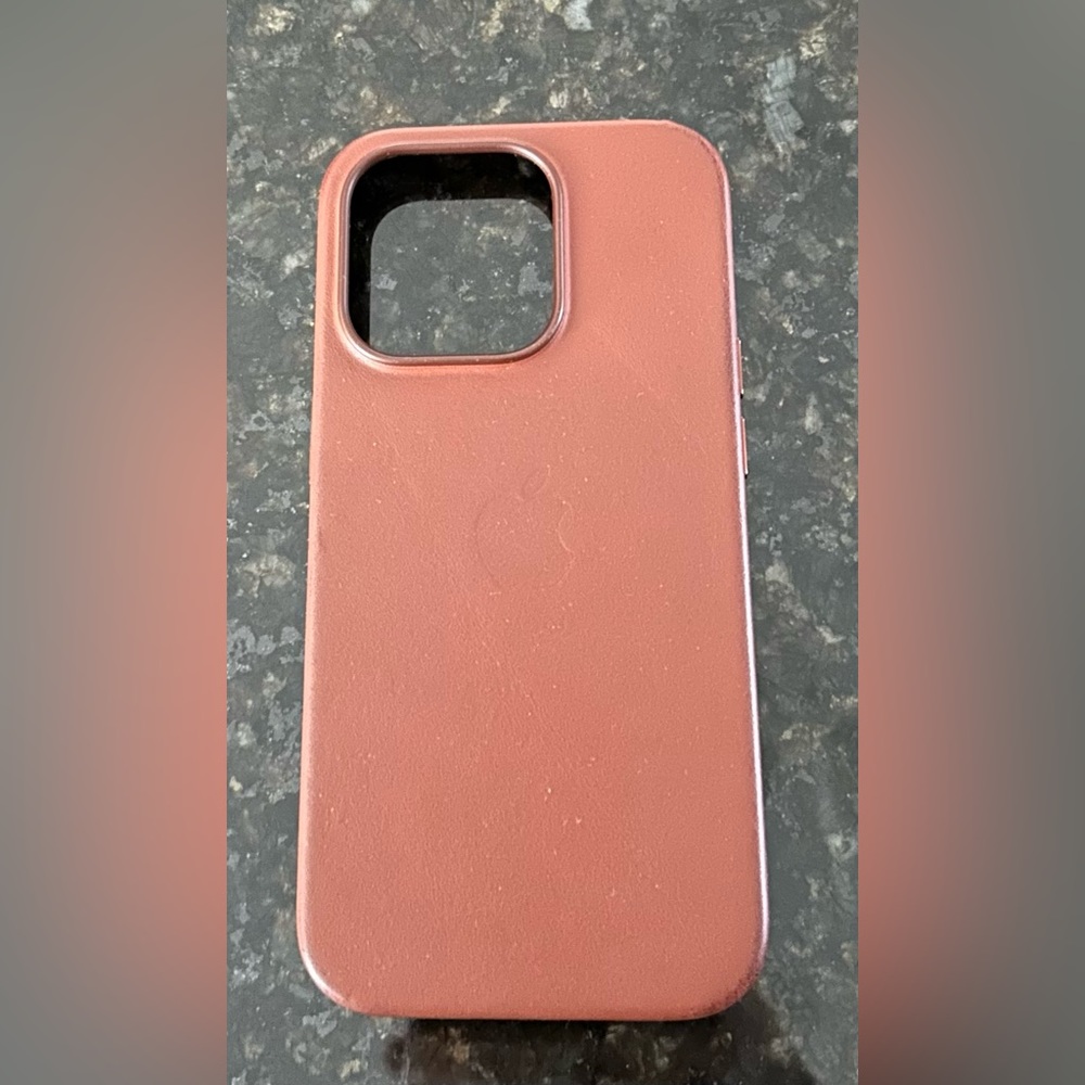 iPhone leather case